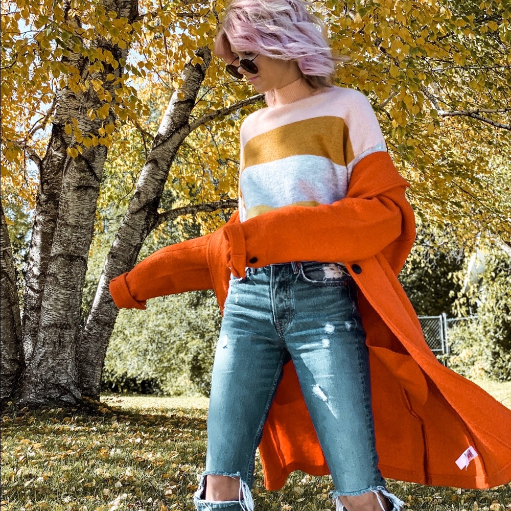 Rachel Zoe Orange Jacket